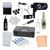 Kit Tatuagem C/ Máquina Rotativa Tattoo Profissional Promoçã