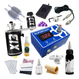 Kit Tatuagem C/ Máquina X13 Rotativa De Tattoo Profissional