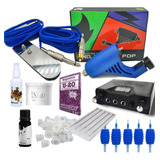 Kit Tatuagem Completo Básico Com Maquina