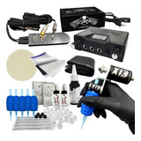 Kit Tatuagem Completo Com Rotativa X13 + Fonte Digital