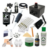 Kit Tatuagem Completo Máquina Tattoo Profissional