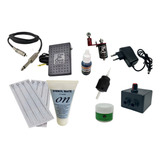 Kit Tatuagem Completo  Maquina Tattoo Profissional Rotativa 