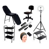 Kit Tatuagem Maca Mocho Carrinh Escada Ring Luminária Brinde