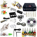 Kit Tatuagem Profissional Completo Com 2 Máquinas 2-mq