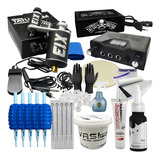 Kit Tatuagem Profissional Máquina X13 Silver Completo Tattoo