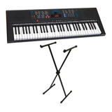 Kit Teclado Arranjador Spring Bay+ Suporte + Fonte