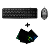 Kit Teclado E Mouse Basico Com