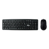 Kit Teclado E Mouse Com Fio Multimidia Usb Duex 