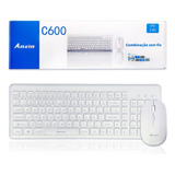 Kit Teclado E Mouse Sem Fio 2.4ghz Wireless Usb Padrão Abnt2