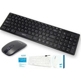 Kit Teclado E Mouse Sem Fio Abnt2 2.4 Ghz Wireless Exbom