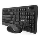 Kit Teclado E Mouse Sem Fio Gamer Com Receptor Usb Bk-s1000f