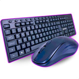 Kit Teclado E Mouse Sem Fio Wireless Bluetooth Gamer 2.4 Ghz