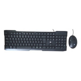Kit Teclado E Mouse Usb 5+ Office 1000 Dpi Home Office Nf-e