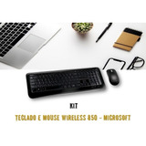 Kit Teclado E Mouse Wireless 850
