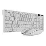 Kit Teclado E Mouse Wireless S/ Fio 3200 Dpi Smart Tv Notebo