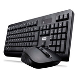 Kit Teclado Mouse Sem Fio Wireless Usb Pc Notebook Abnt2