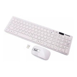 Kit Teclado + Mouse Wireless S/ Fio 3200 Dpi Smart Tv Notebo