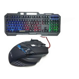 Kit Teclado Mouse X7 Luminado Gamer