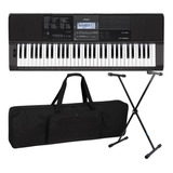 Kit Teclado Musical Casio Ctx800 Sensitivas