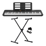 Kit Teclado Musical  Casio Tone Ct S200 App + Suporte X