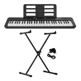 Kit Teclado Musical Casio Tone Ct S200 App + Suporte X