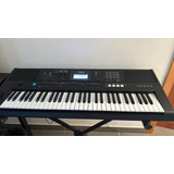 Kit Teclado Yamaha Psr-e473 Com Capa, Pedal E Suporte