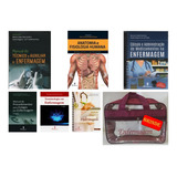 Kit Técnico Auxiliar Enfermagem 06 Livros