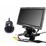 Kit Tela Monitor Automotiva Lcd 7' + Câmera Re Visão Noturna