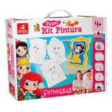 Kit Tela Super Pintura Princesas Brincadeira