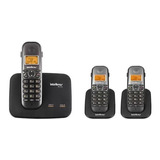 Kit Telefone 2 Linhas Ts 5150 + 2 Ramais Ts 5121 Intelbras