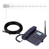 Kit Telefone De Mesa Rural Dual