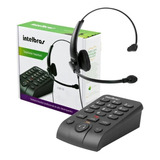 Kit Telefone Headset Fone Com Base