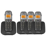 Kit Telefone S/fio Ts5120 + 3