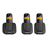 Kit Telefone Sem Fio Ts 3110 + 2 Ramais Ts 3111 Intelbras