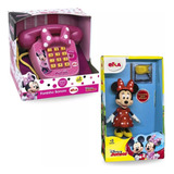 Kit Telefone Sonoro Minnie Mouse E