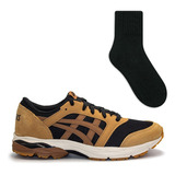 Kit Tênis Masculino Casual Asics Gel-takumi+ Meia Cano Médio