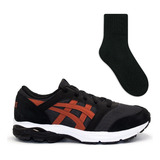 Kit Tênis Masculino Casual Asics Gel-takumi+ Meia Cano Médio