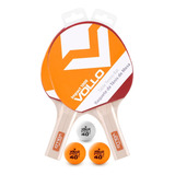 Kit Tênis Mesa Profissional Ping Pong 2 Raquetes 3 Bolas Abs