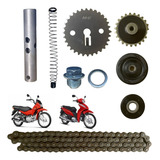 Kit Tensor Coroa + Corrente Comando Honda Biz 110i Pop 110