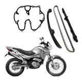 Kit Tensor Guia Corrente Comando Junta Tampa Cabeçote Nx 400