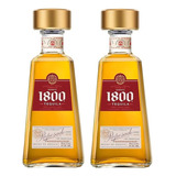 Kit Tequila 1800 Reposado Mexicana 750ml 2 Unidades