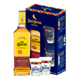 Kit Tequila José Cuervo Especial Ouro 750ml + 2 Copos Shot