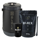 Kit Tereré Black Erva Garrafa Cuia Bomba Erva Hortelã Ice