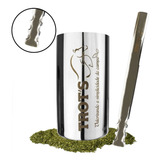 Kit Tereré Copo / Cuia Inox Trot's + Bomba Inox Trot's Chata