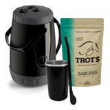 Kit Tereré Garrafa 2,5l + Copo E Bomba + Erva Trots 500g