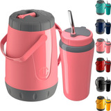 Kit Tererê Garrafa Térmica 2.5 Litros + Copo Térmico 650ml