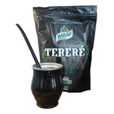 Kit Terere Premium Erva Mate Black Copo Cuia Inox Bomba Inox