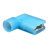 Kit Terminal Bandeira Total Isolado Azul 1,5 A 2,5mm - 100un