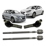 Kit Terminal Direcao Barra Braço Axial Fiat Bravo 2012 2013