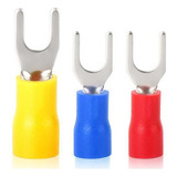 Kit Terminal Elétrico Garfo Forquilha 0,5 A 6,0mm - 300pçs